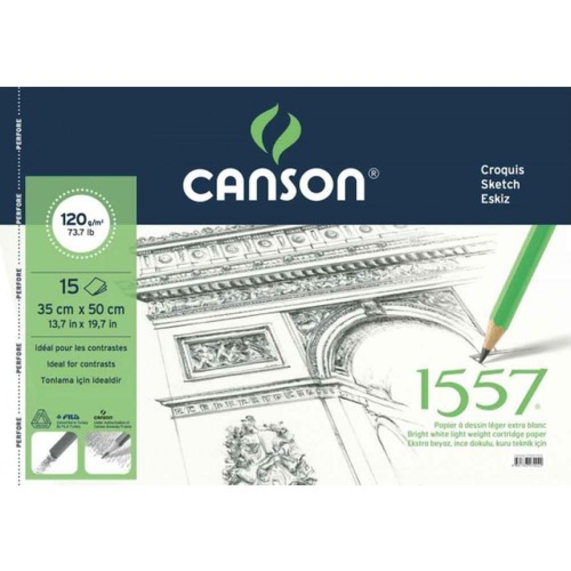 Canson Çizim Blok 1557 35X50 120 Gr 15Yp 120153550