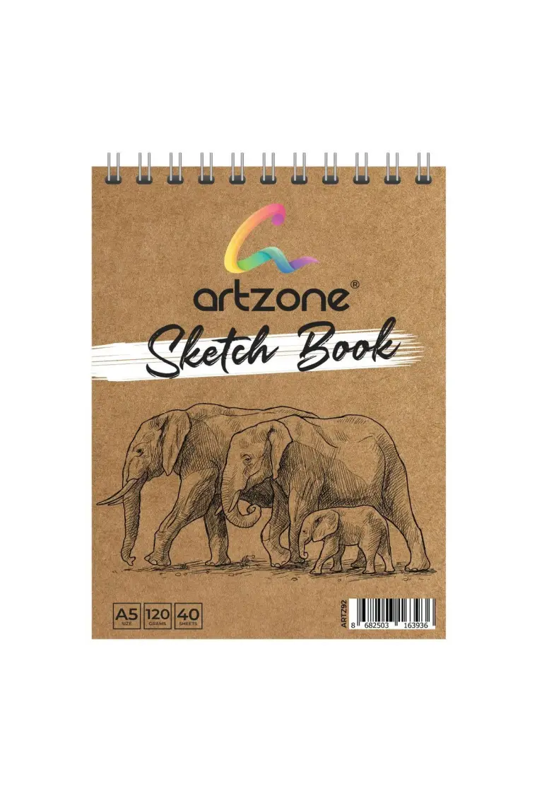 Artzone Sketch Book A5 40 Yaprak 120 gr Kaliteli Kağıt Defter