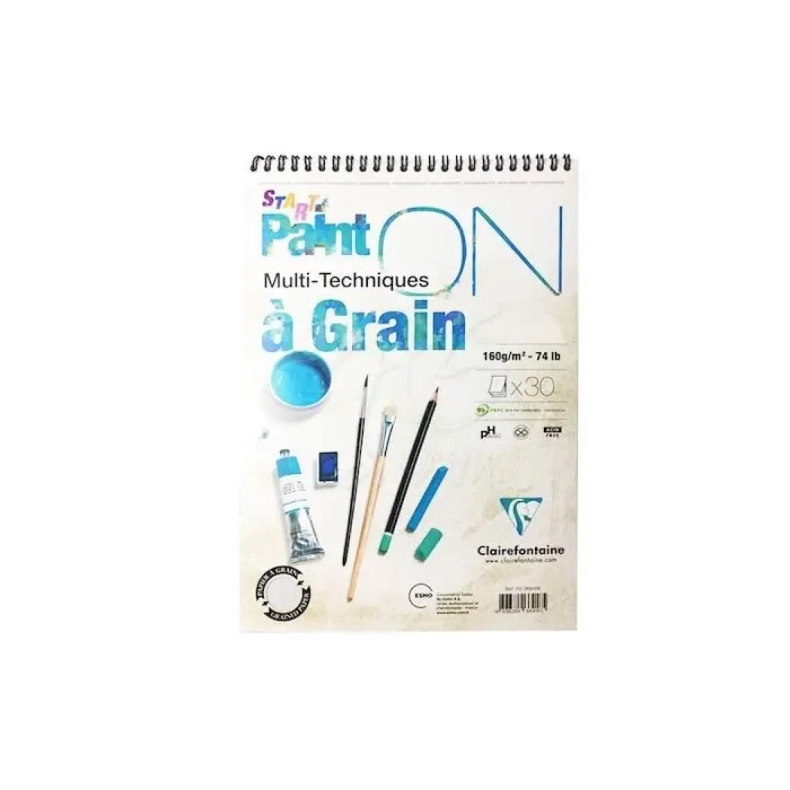 Clairefontaine Pd966417 Paınt-On A Graın 120Gr A5 Cm Çizm Bl