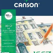 Canson 1557 Desen Çizim Defteri 180Gr. 20 Yaprak, A4