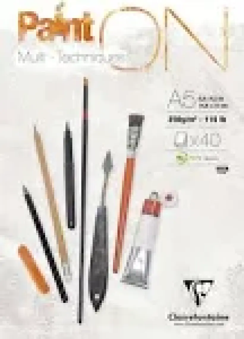 Clairefontaine Paint On Multi Techniques Karışık Teknik Blok 40 Yaprak 250 Gr. A5