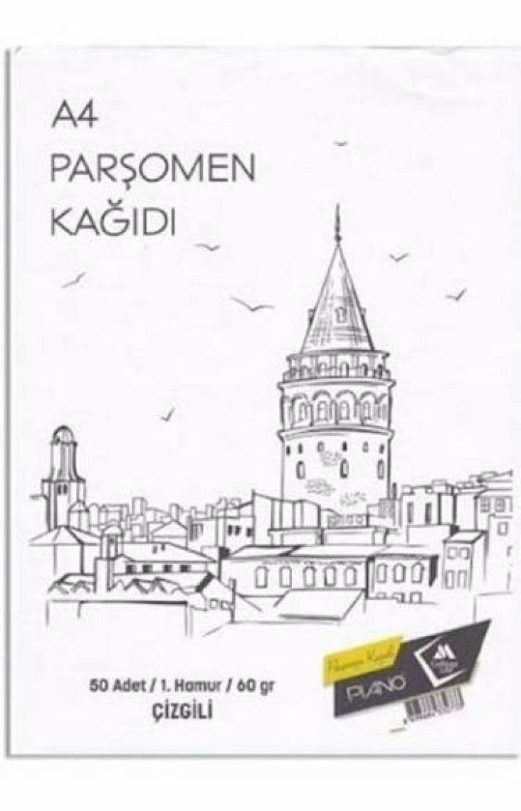 Hobi24 Parşomen Kağıdı A4 - Çizgisiz, 50'Li