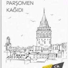 Hobi24 Parşomen Kağıdı A4 - Çizgisiz, 50'Li