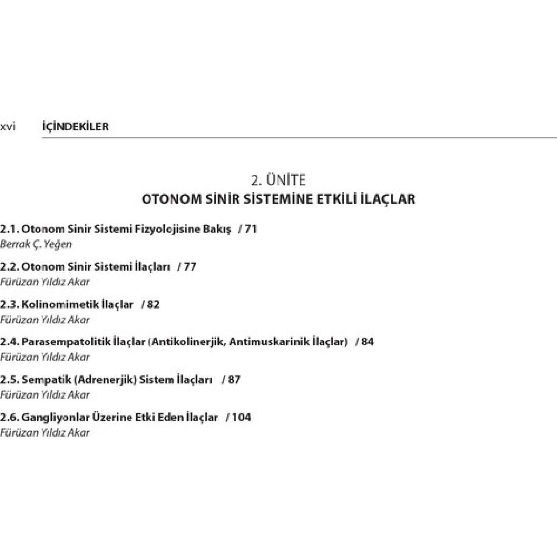 Güncel Farmakoloji Fizyoloji Temelinde Hasta Odaklı Yaklaşım - Göksel Şener