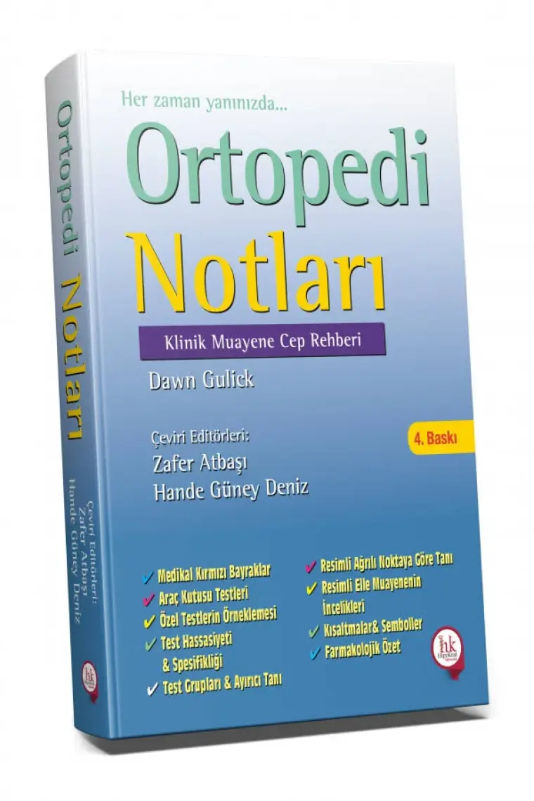 Ortopedi Notları Klinik Muayene Cep Rehberi - Zafer Atbaşı
