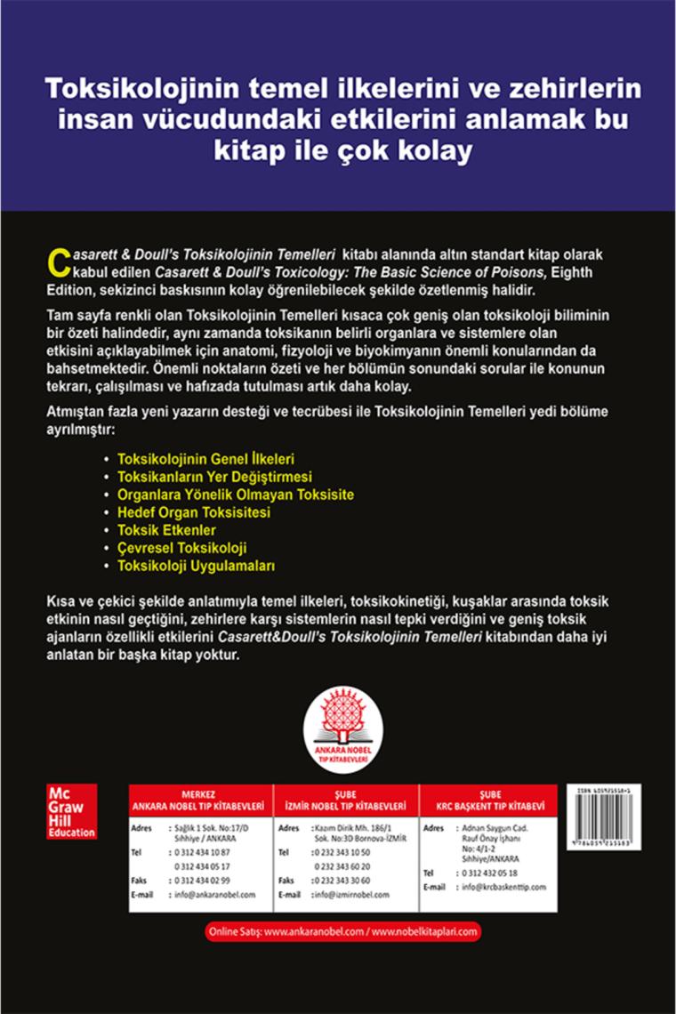 Casarett And Doull's Toksikolojinin Temelleri - Sinan Süzen