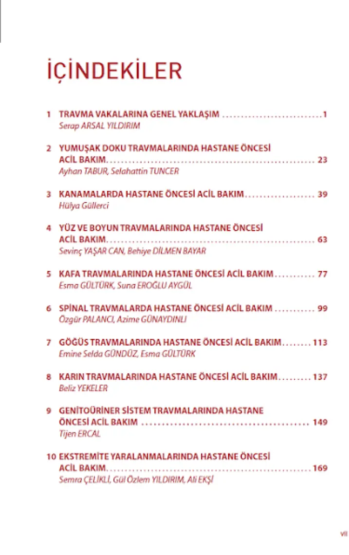 Hastane Öncesi Acil Sağlık Hizmetlerinde Travma