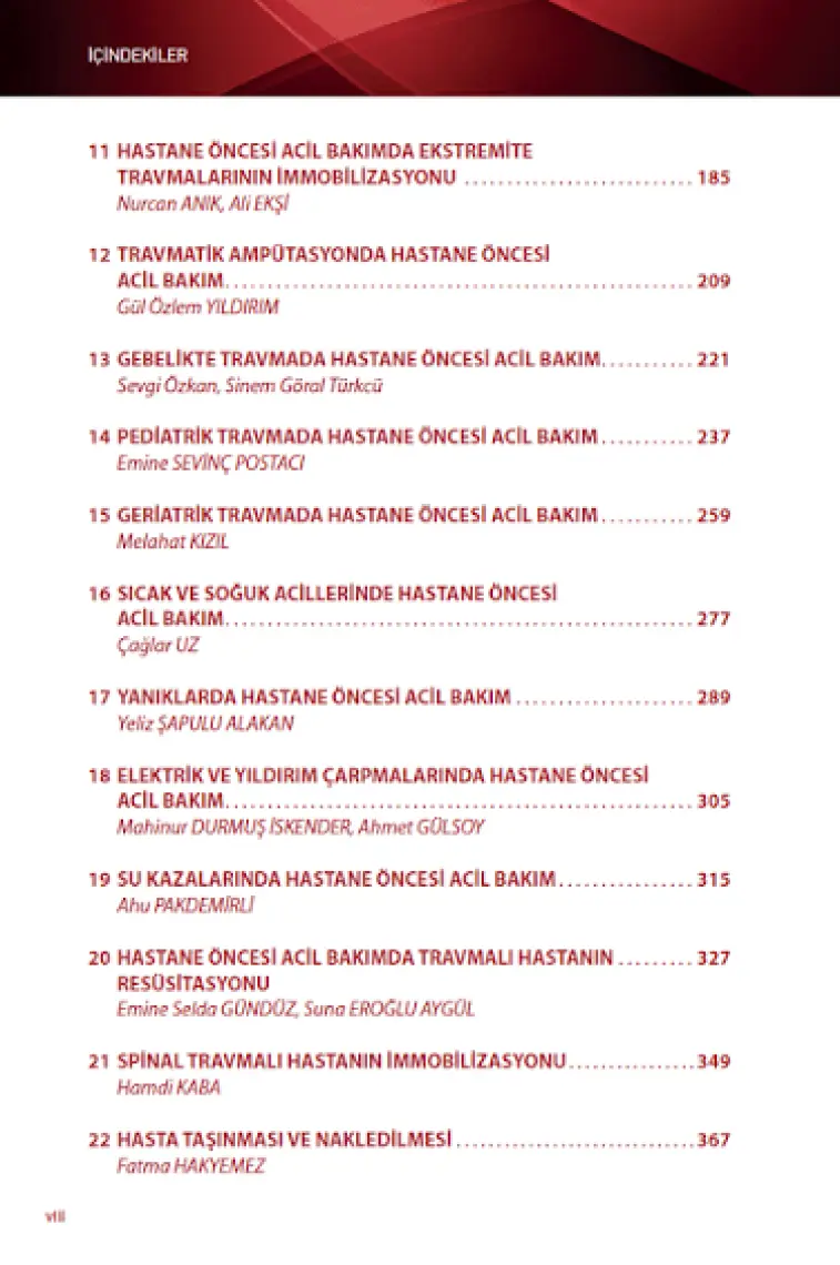 Hastane Öncesi Acil Sağlık Hizmetlerinde Travma