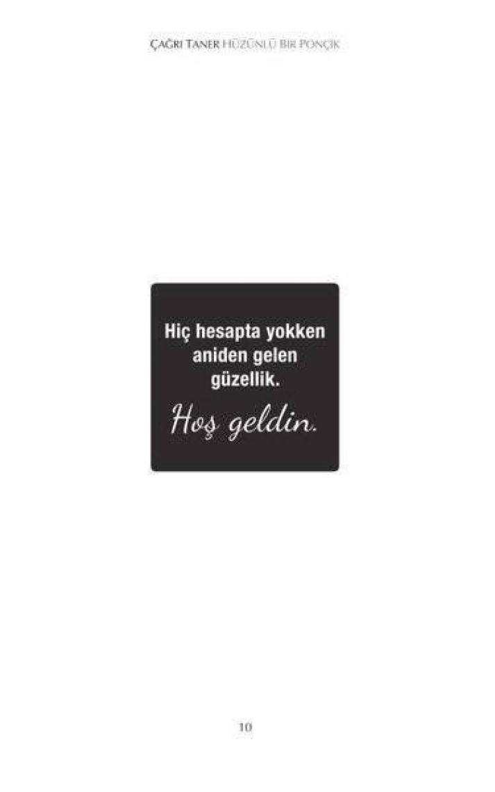 Hüzünlü Bir Ponçik - Çağrı Taner