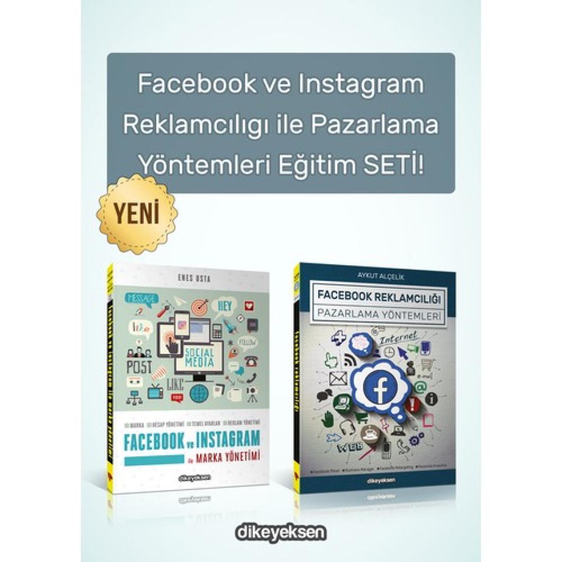 Facebook Ve Instagram ReklamcılığI İle Pazarlama YöNtemleri Eğitim Seti (2 Kitap) - Enes Usta