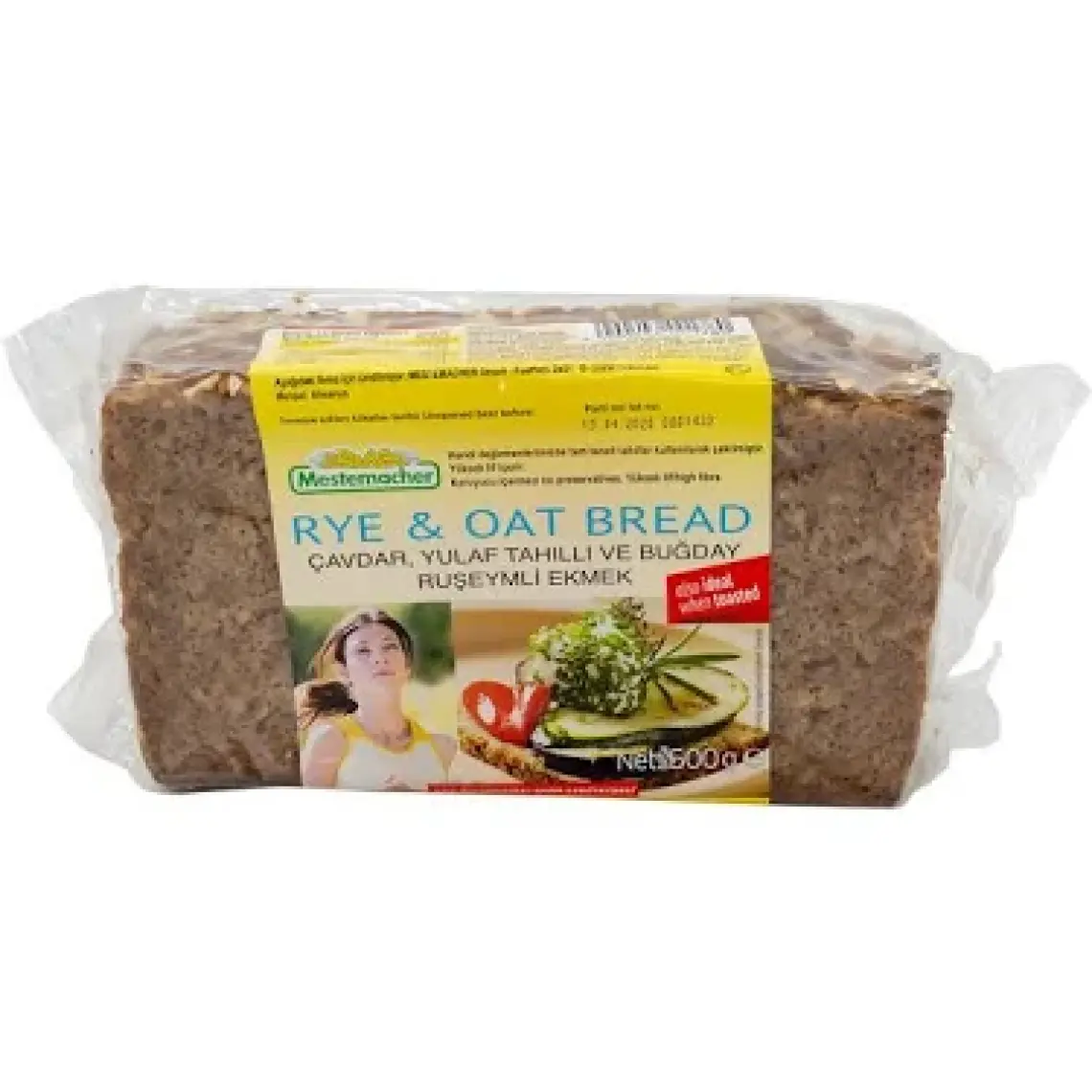 MestemacherYulaf-Çavdar ve Ruşeymli Tam Tahıl Ekmeği 500 gr