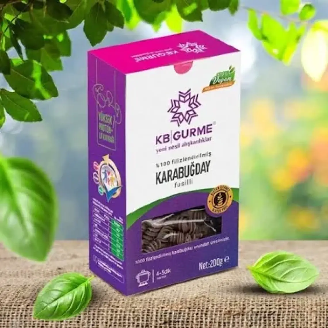 Glutensiz & Vegan Filizlend. Karabuğday Makarna Fusilli 200 Gr