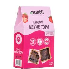 Düşük Proteinli Glutensiz Çilekli Meyve Topu 50 gr