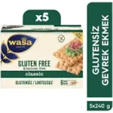 Wasa Glutensiz Gevrek Ekmek 5'li