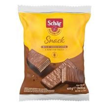 Snack Glutensiz Çikolata Kaplı Fındıklı Gofret 105g