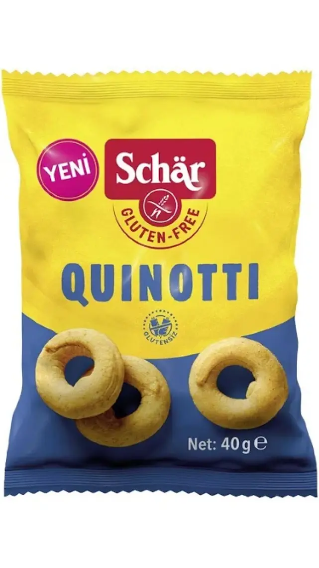 Quinotti Glutensiz Kinoa Halka Kraker 40GR