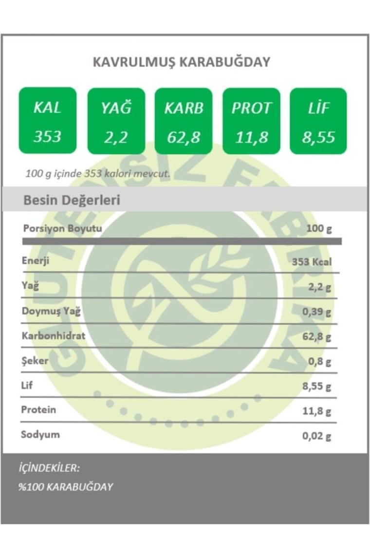 Kavrulmuş Karabuğday Sade (1kg)