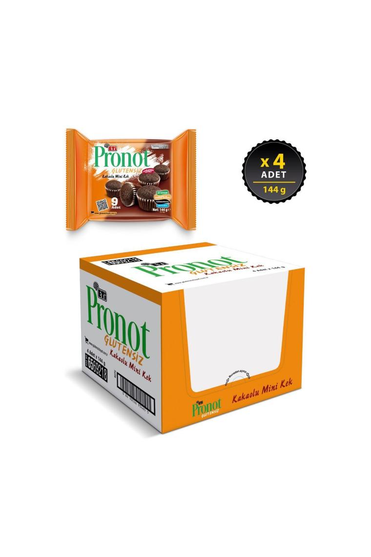Pronot Glutensiz Kakaolu Mini Glutensiz Kek 144 G X 4 Adet