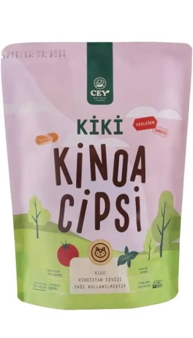 Kiki Domates Fesleğen Kinoa Cips 30gr