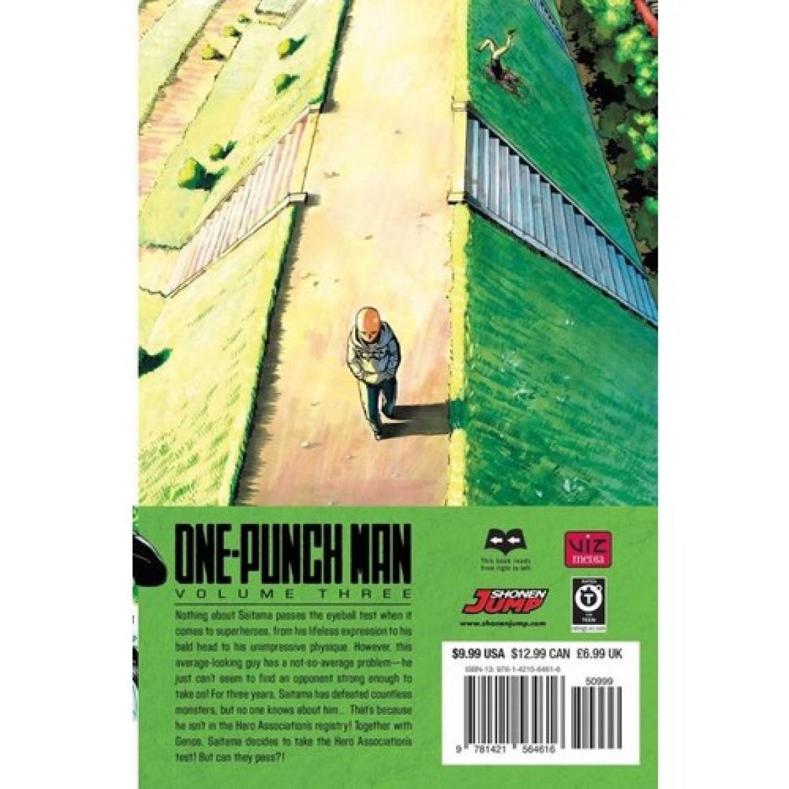 Viz Media One-Punch Man Volume 3 - Manga İngilizce Çizgi Roman