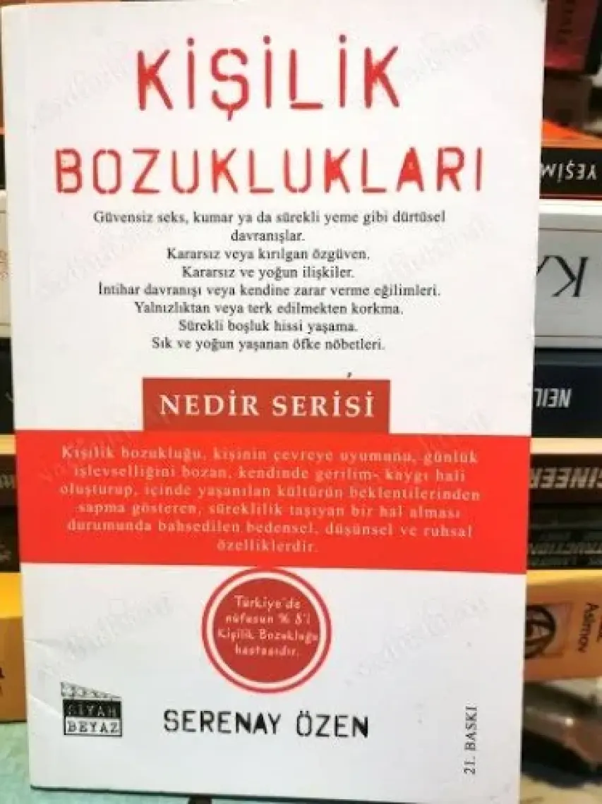 Kişilik Bozuklukları - Serenay Özen