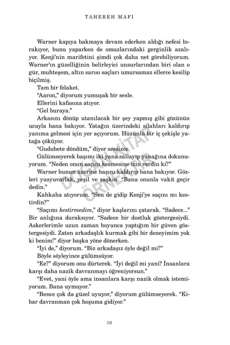 İnan Bana Bana Dokunma - 4 - Tahereh Mafi
