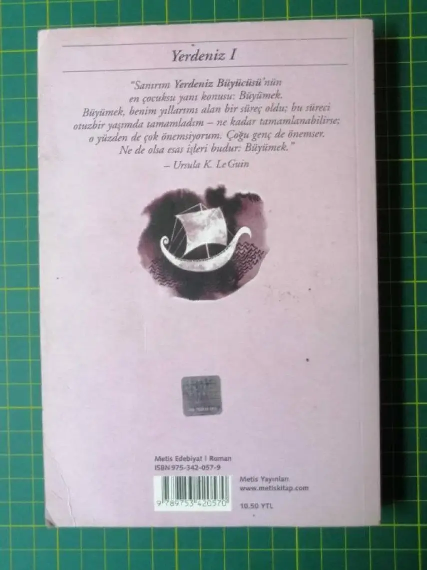 Yerdeniz Büyücüsü: Yerdeniz Üçlemesi 1 -  Ursula K. Le Guin