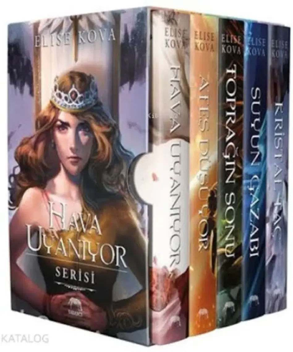 Hava Uyanıyor-Ateş Düşüyor -Toprağın Sonu - Ciltli -Elise Kova  - 5 Kitap