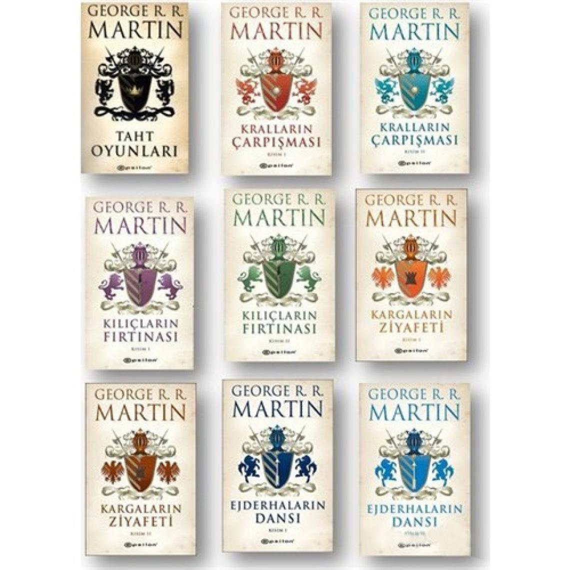 Taht Oyunları - Ejderhaların Dansı - Kralların Çarpışması - Kargaların Ziyafeti - 9 Kitap - George R. R. Martin