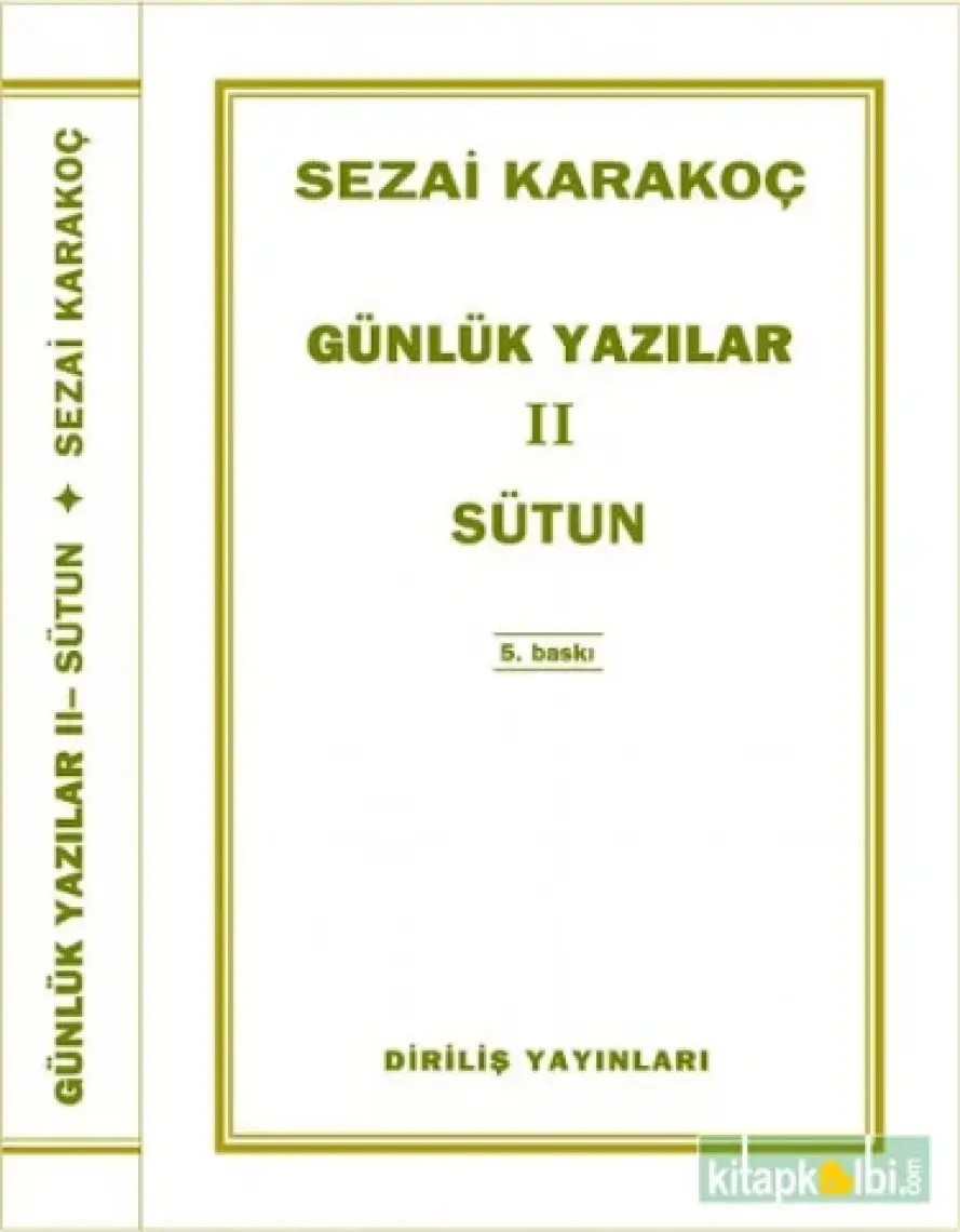Günlük Yazılar 2 - Sütun