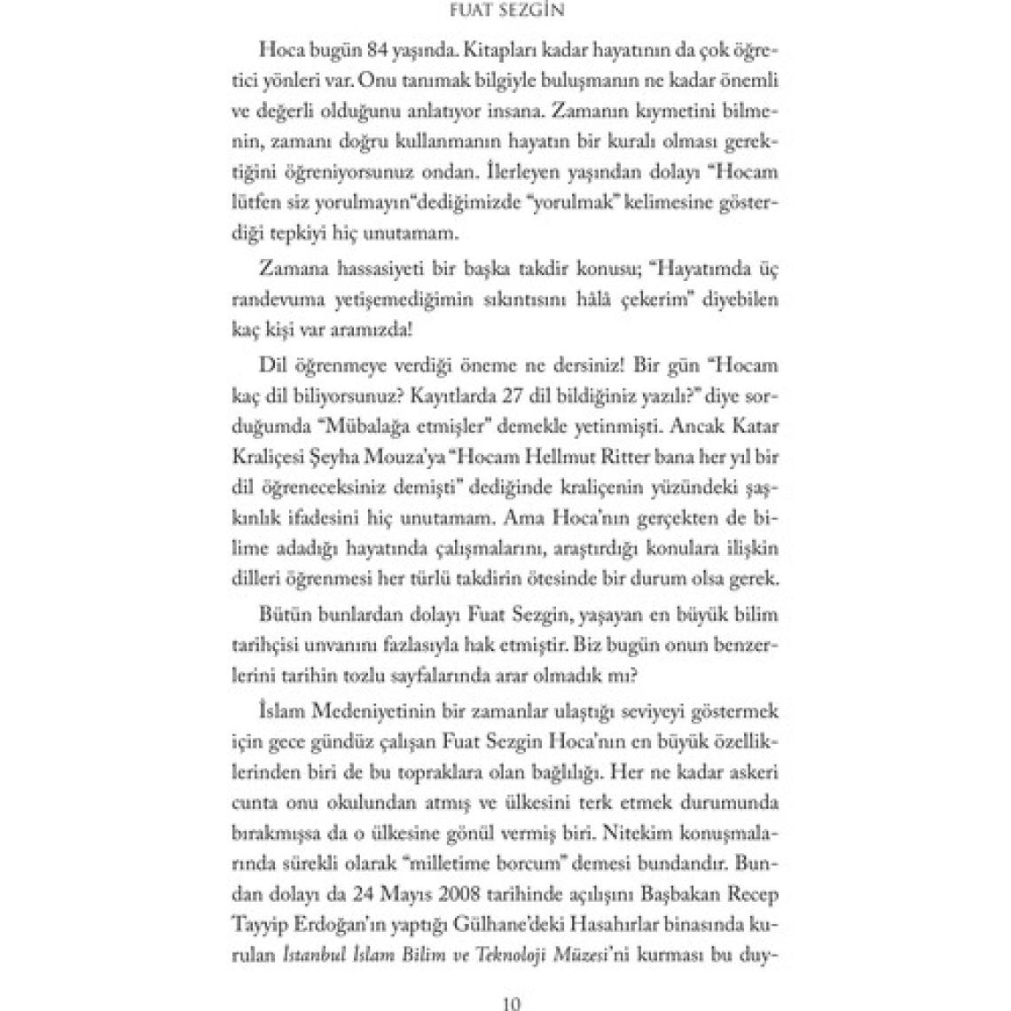 Bilim Tarihi Sohbetleri - Fuat Sezgin