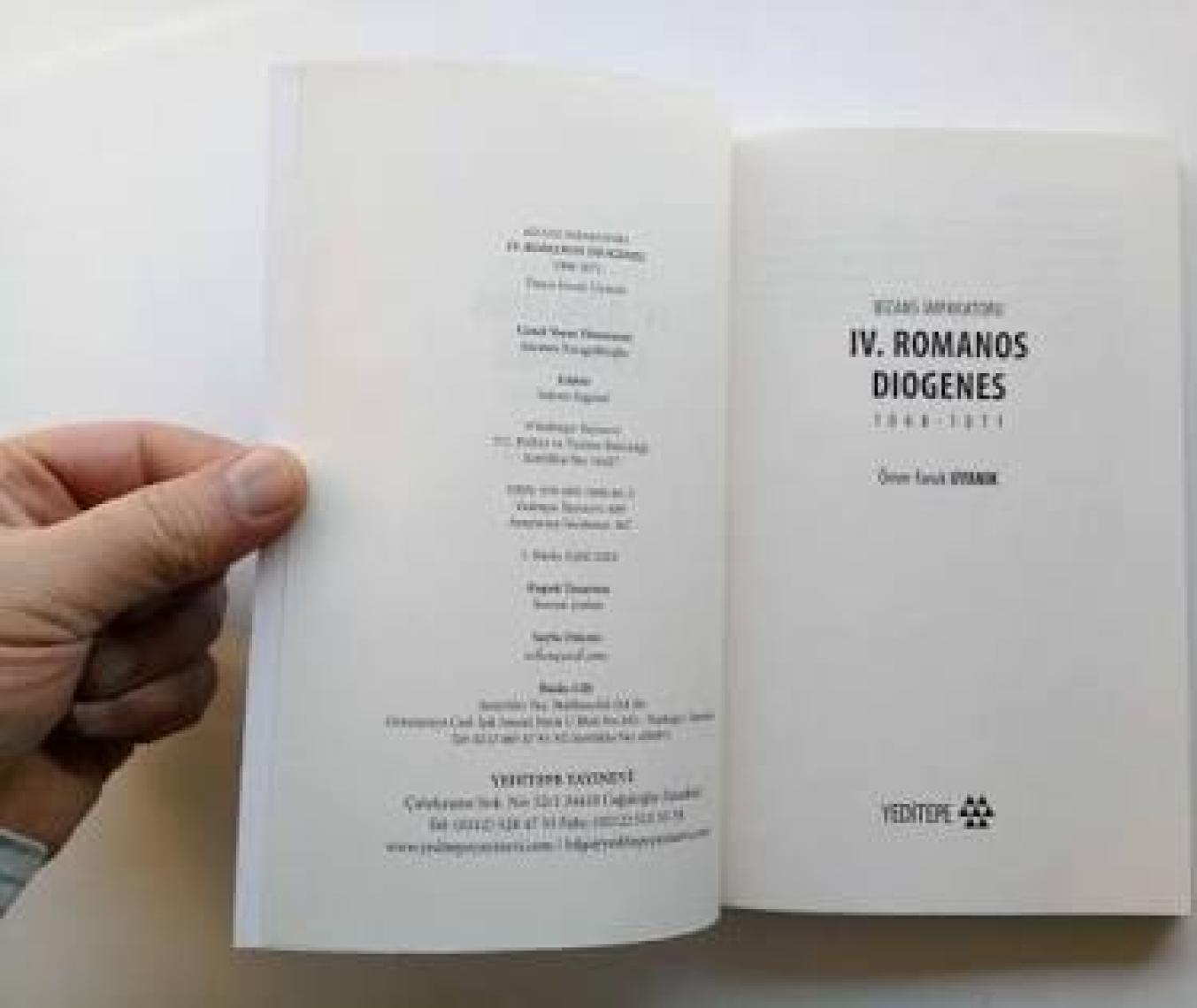 Bizans İmparatoru IV. Romanos Dıogenes - Ömer Faruk Uyanık