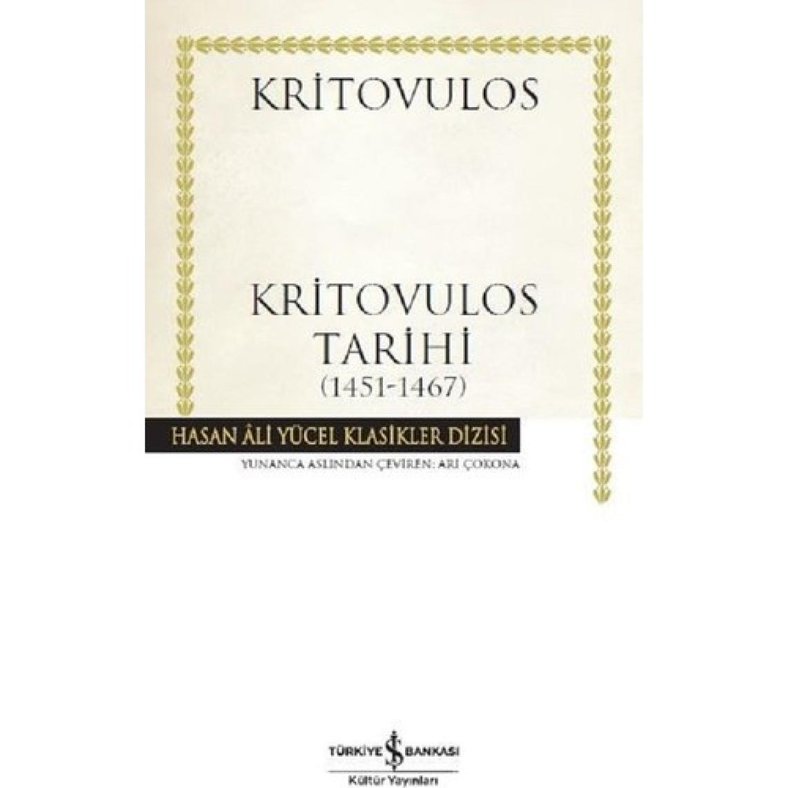 Kritovulos Tarihi 1451-1467