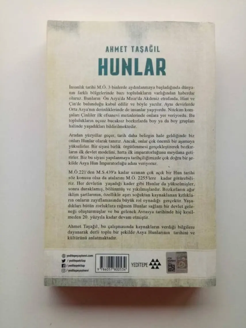 Bozkırın İlk İmparatorluğu Hunlar - Ahmet Taşağıl