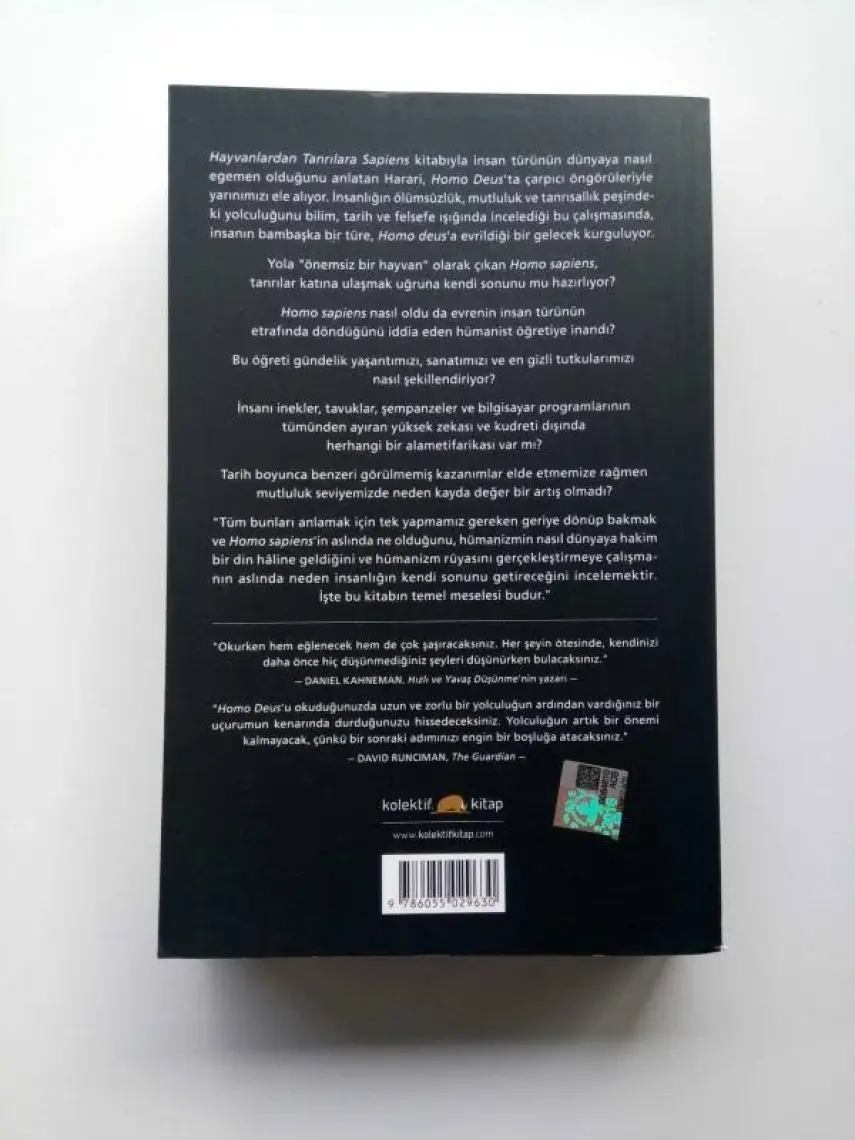 Homo Deus Yarının Kısa Bir Tarihi - Yuval Noah Harari