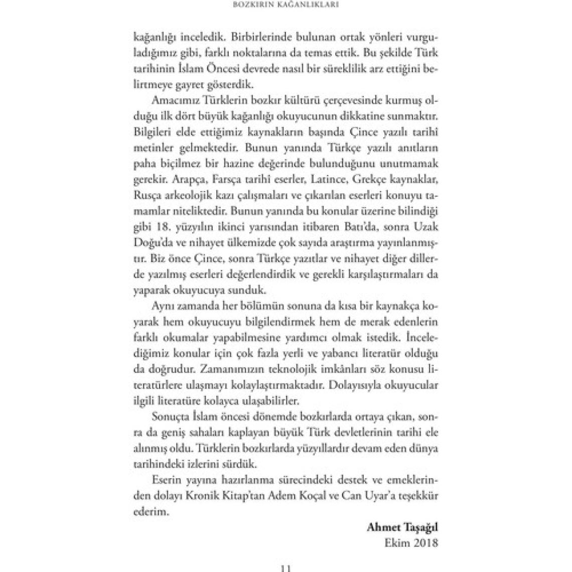 Bozkırın Kağanlıkları (Hunlar, Tabgaçlar, Göktürkler, Uygurlar) - Ahmet Taşağıl