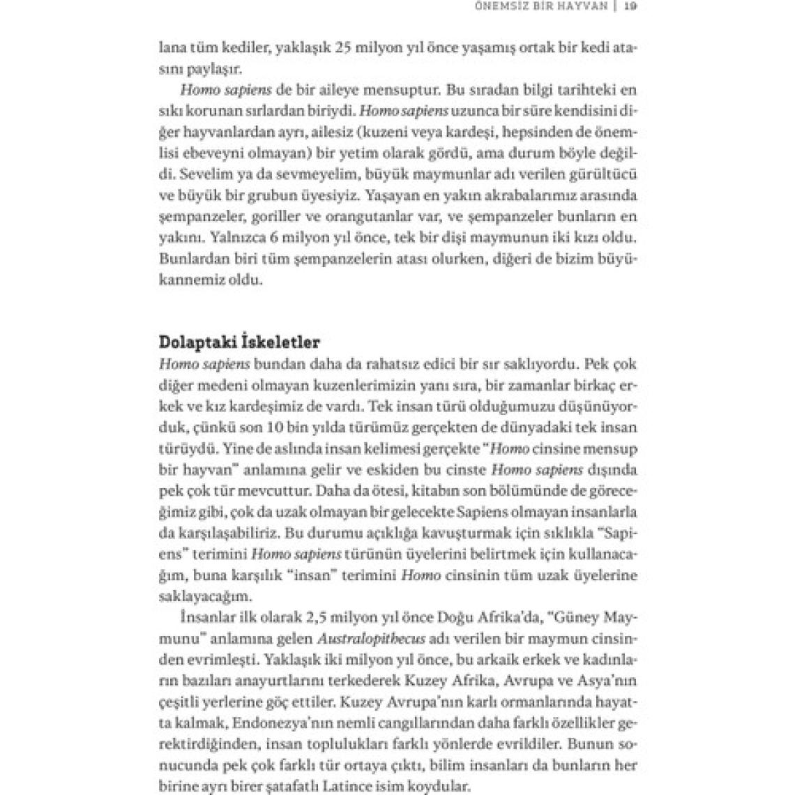 Hayvanlardan Tanrılara: Sapiens - İnsan Türünün Kısa Bir Tarihi - Yuval Noah Harari