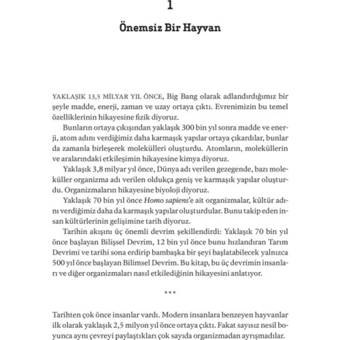 Hayvanlardan Tanrılara: Sapiens - İnsan Türünün Kısa Bir Tarihi - Yuval Noah Harari