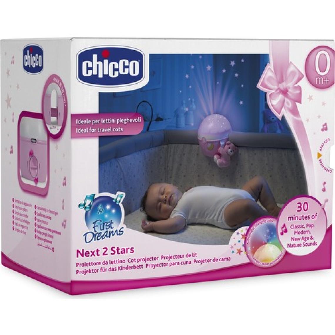 Chicco Yıldızların Yanında Projektör Dönence Pembe