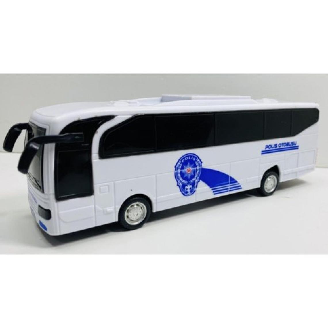 Toysandmore Otobüs Oyuncak Polis 155 Otobüsü 23 cm Sürtmeli