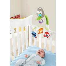 Fisher-Price 3'ü 1 Arada Baykuş Dönence Müzikli Beşik Dönencesi Bebek Arabası Dönencesi ve Yanınızda Taşıyabileceğiniz Oyuncak Bir Arada CDM84