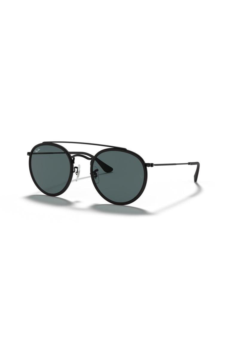 Ray-Ban Round 3647N 002/R5 Black-Blue/Grey Güneş Gözlüğü