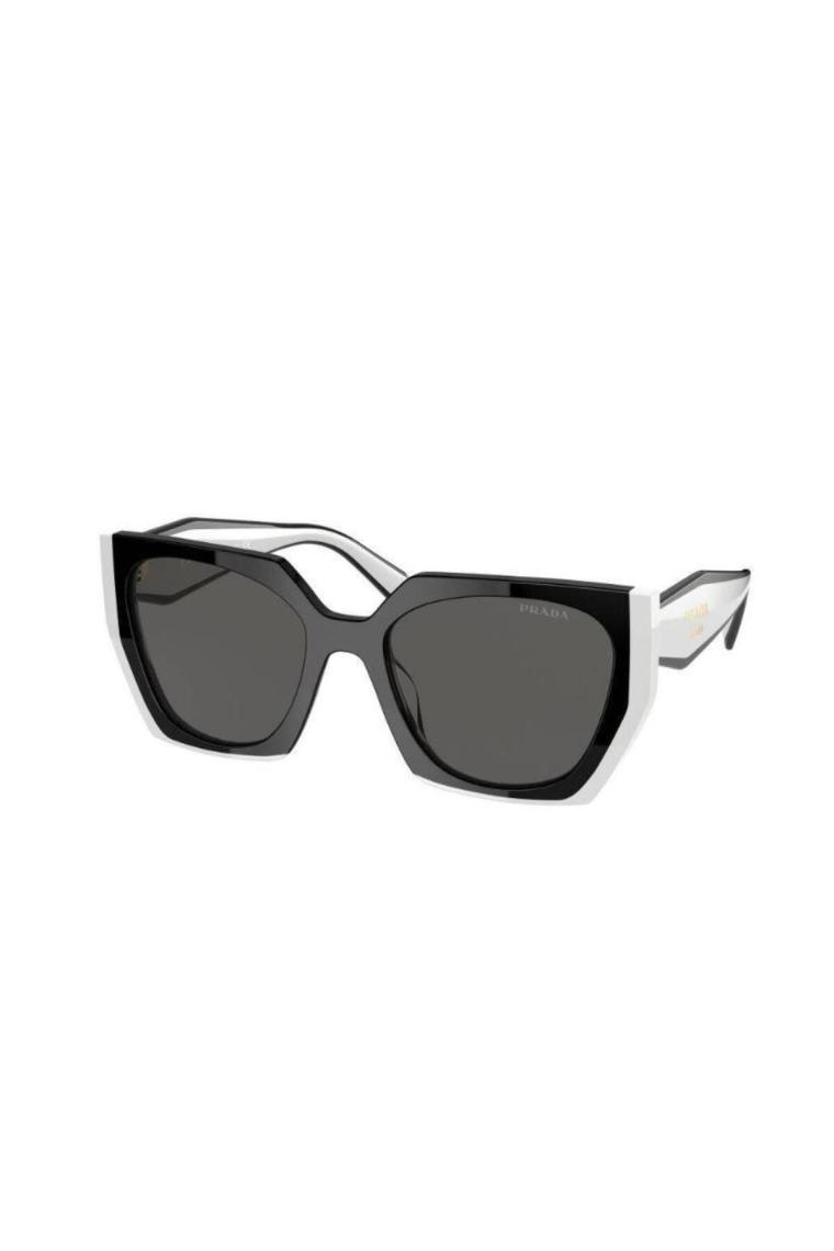 Prada SPR 15W 09Q5S0 Black/White-Dark Grey Polarize Kadın Güneş Gözlüğü