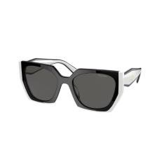 Prada SPR 15W 09Q5S0 Black/White-Dark Grey Polarize Kadın Güneş Gözlüğü