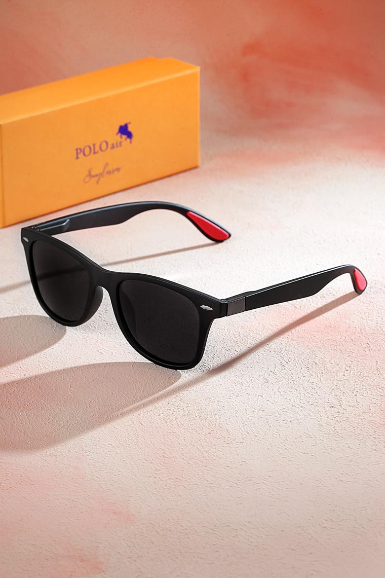 Polarize Çerçeveli Unisex Güneş Gözlüğü Siyah Renk