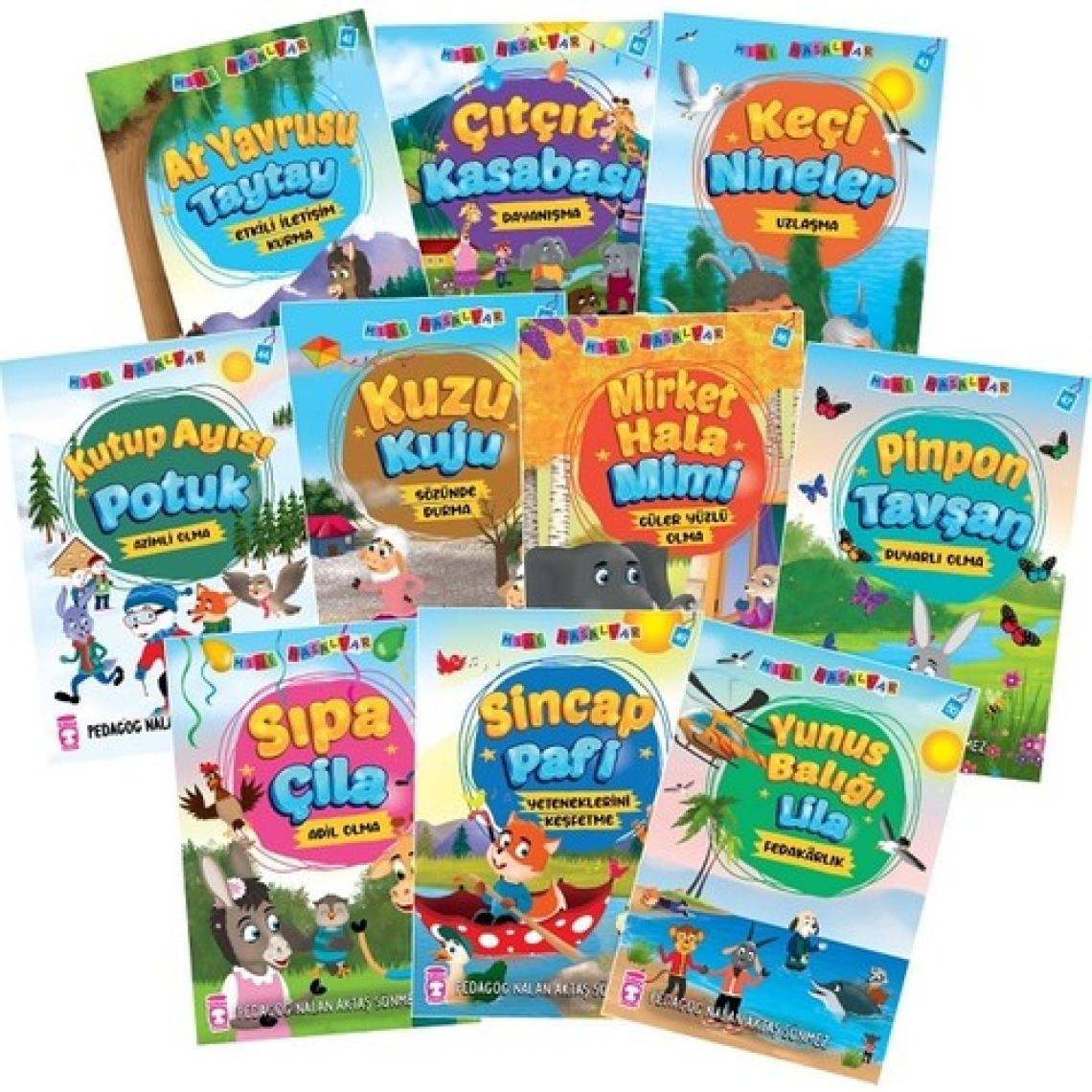 Mini Masallar 5 Set - (10 Kitap) - Nalan Aktaş Sönmez