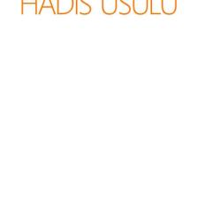 Hadis Usulü