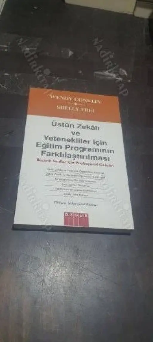 Üstün Zekalı Ve Yetenekliler İçin Eğitim Programının Farklılaştırılması-Shelly Frei