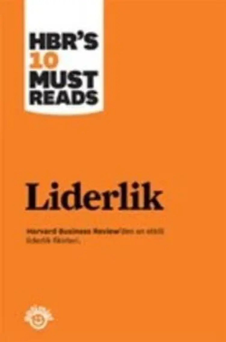 Liderlik 2 Harvard Business Review Press - Taner Gezer