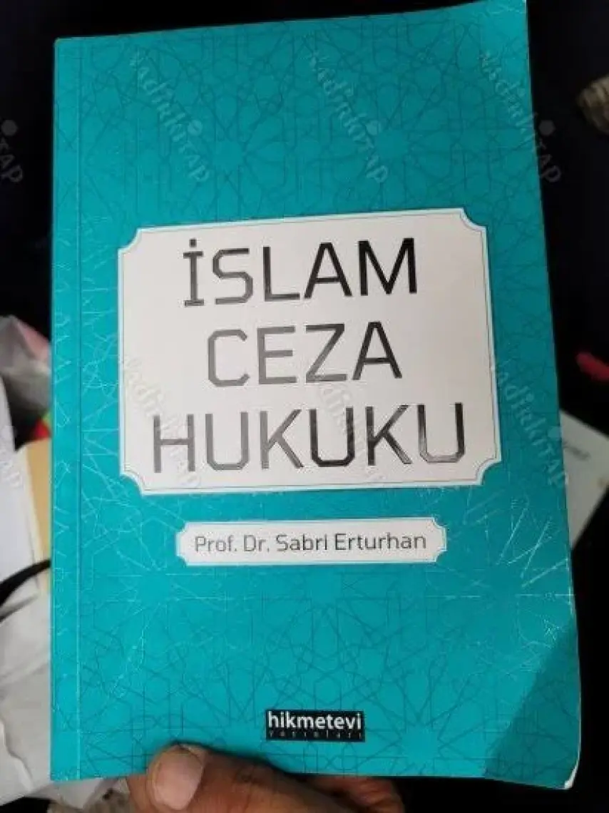 İslâm Ceza Hukuku - Sabri Erturhan